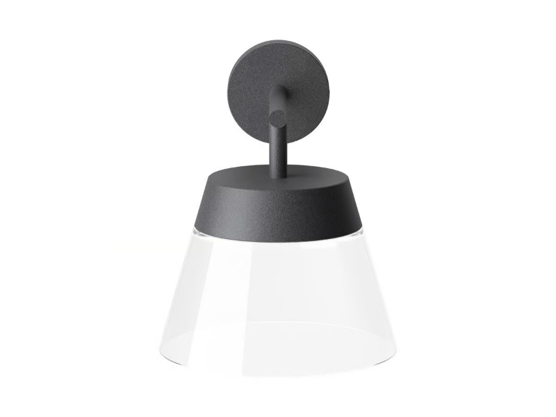 PRAGMA OUTDOOR W - LED dimmable polycarbonate outdoor wall lamp by Ghidini Lighting