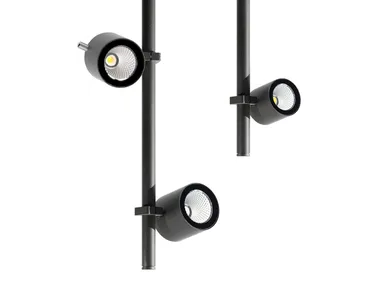 SEGNO C - LED adjustable aluminium outdoor ceiling lamp by Ghidini Lighting