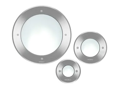 SPIA RD - LED wall-mounted outdoor aluminium steplight by Ghidini Lighting