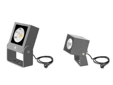 SPOT LIGHTS PLUG & PLAY - LED walkover light adjustable aluminium Outdoor floodlight by Ghidini Lighting