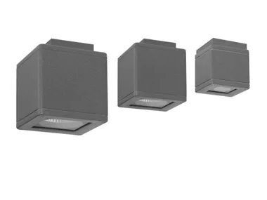 TORRE C - LED dimmable aluminium outdoor ceiling lamp by Ghidini Lighting
