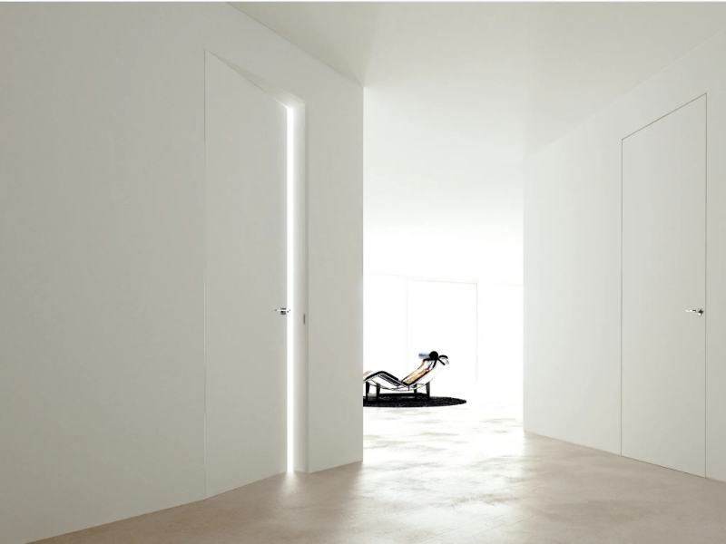 LINEAR ZERO - Flush-fitting door by Ghizzi & Benatti