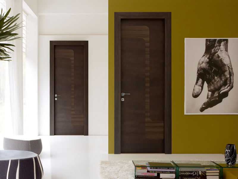 STREAM - Hinged wooden door by Ghizzi & Benatti