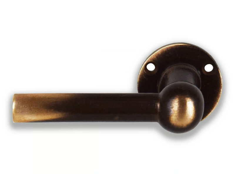 CHEMIN DE FER - Classic style door handle by GIARA ART DESIGN-BRONZE