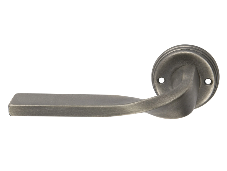 LA - Bronze door handle on rose by GIARA ART DESIGN-BRONZE