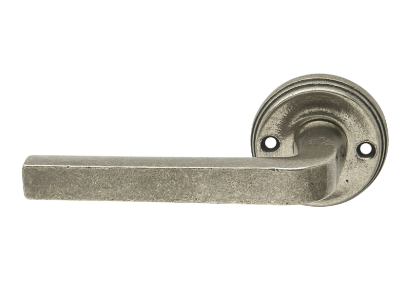 MILANO - Bronze door handle on rose by GIARA ART DESIGN-BRONZE