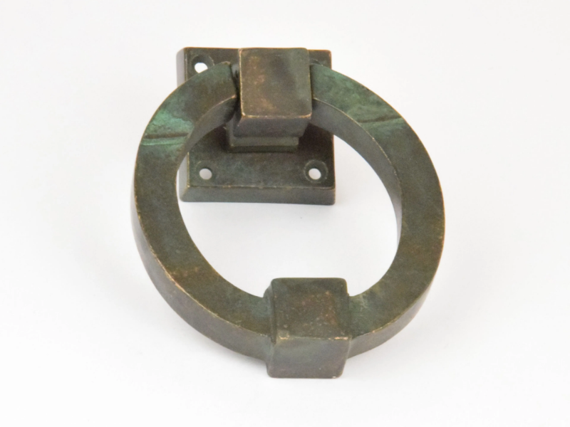 QUADRA - Classic style bronze door knocker by GIARA ART DESIGN-BRONZE