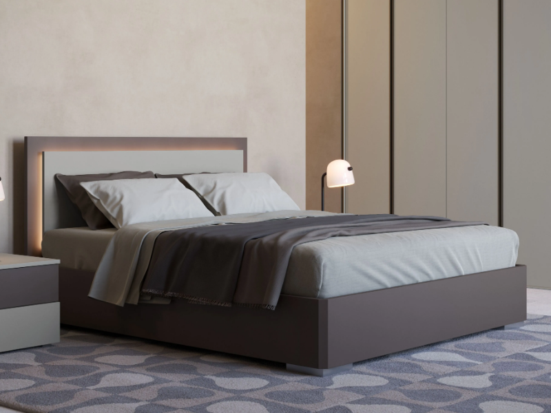LEDD - Wooden storage bed by Giessegi