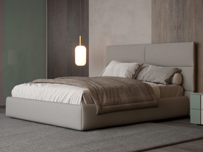 LOFT - Fabric storage bed by Giessegi
