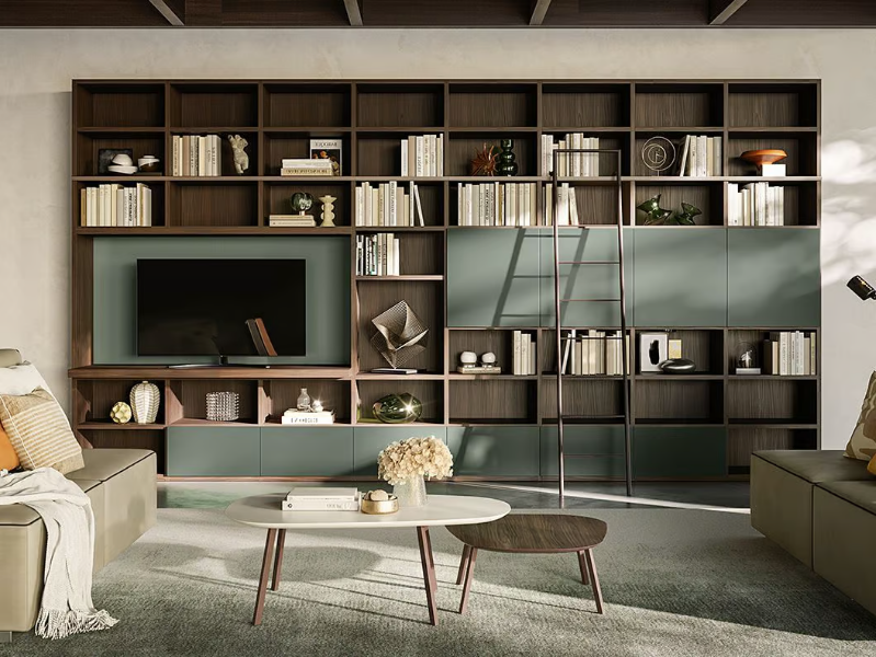 LV710 - Storage wall / bookcase by Giessegi