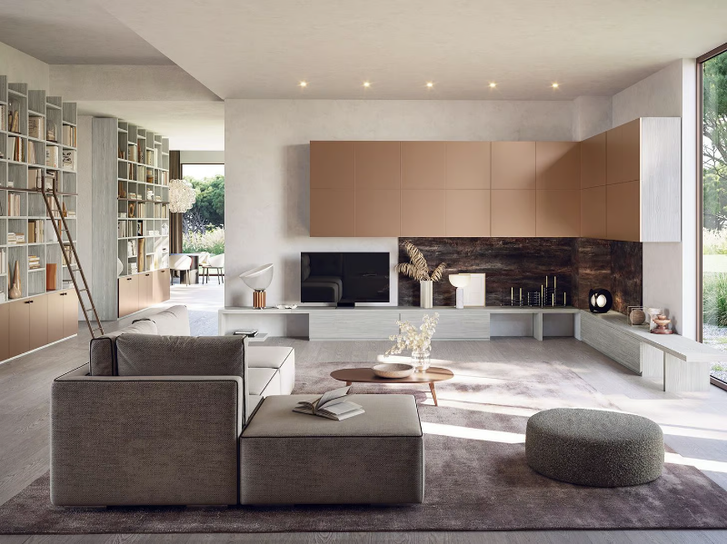 LV732 - Storage wall / bookcase by Giessegi