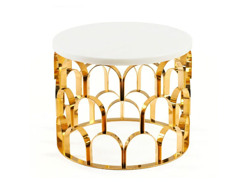 ANANAZ - Round coffee table for living room by Ginger & Jagger