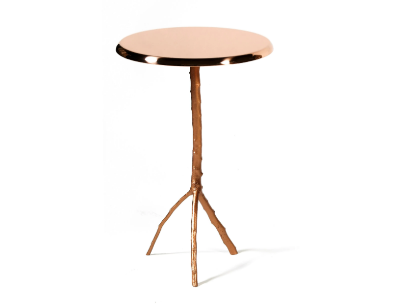 EMBRACE - Round high side table for living room by Ginger & Jagger