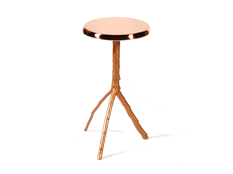 EMBRACE - Round metal coffee table for living room by Ginger & Jagger