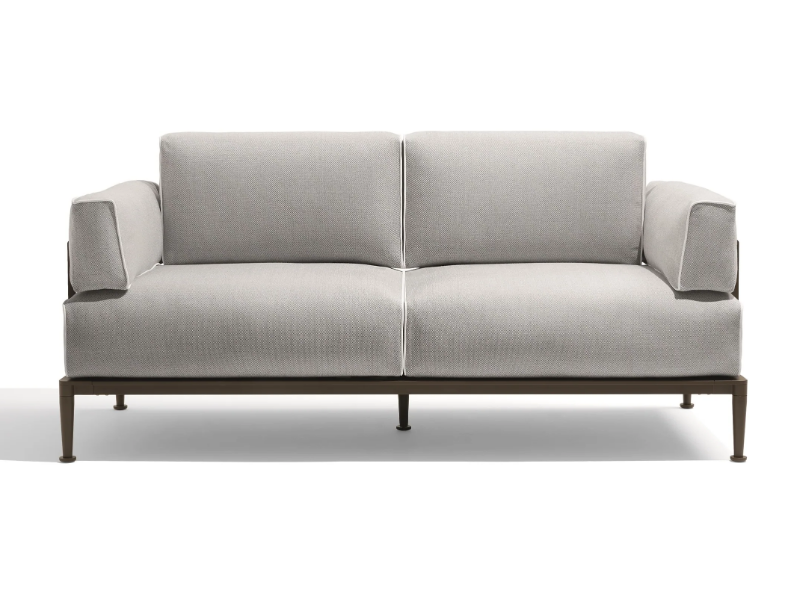 GEA - 3 seater fabric sofa with removable cover by Giorgetti
