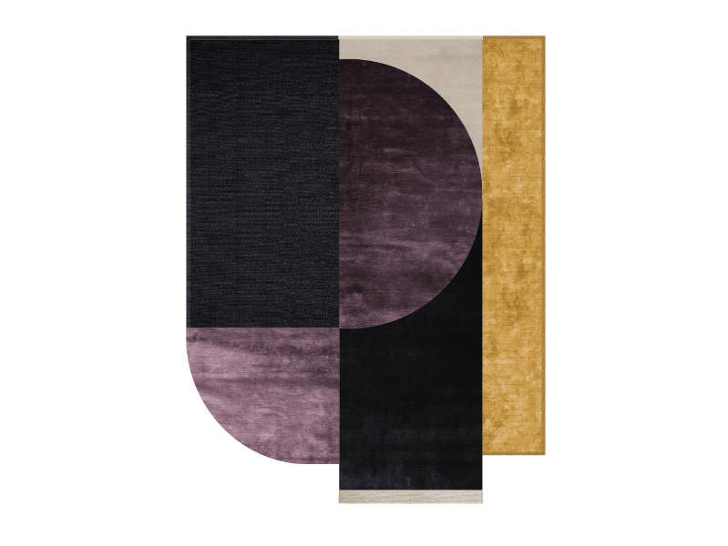 MODULAR - Rug with geometric shapes by Giorgetti