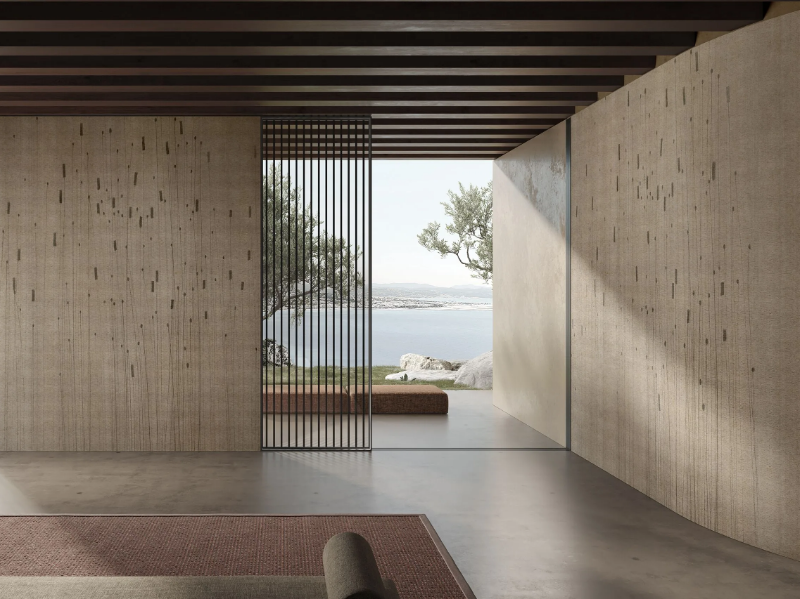 JAKU - Ecological linen wallpaper by GLAMORA