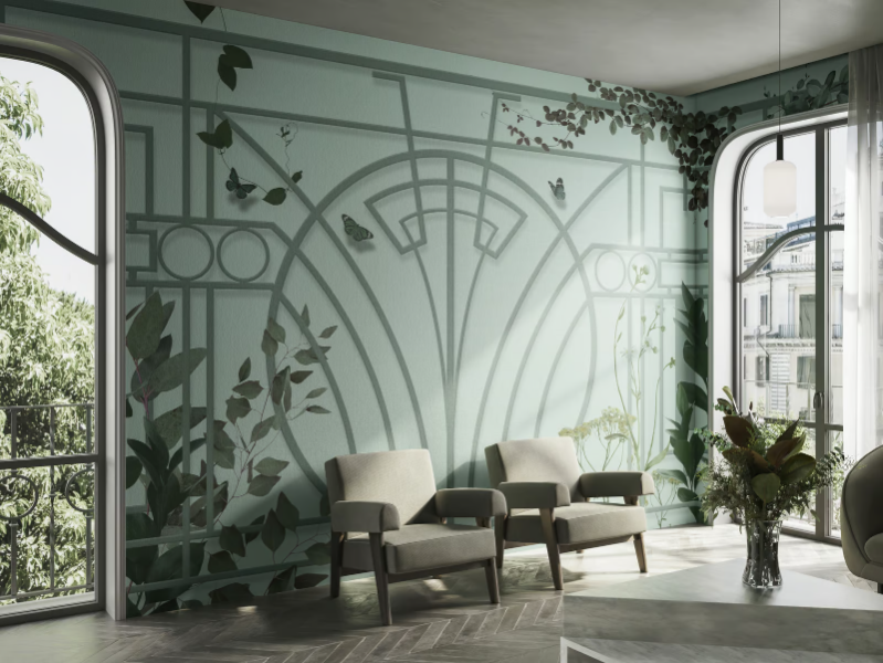 LOVERS - Geometric wallpaper by GLAMORA