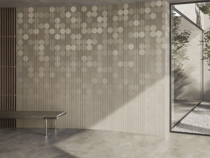 SPARK - Ecological linen wallpaper by GLAMORA