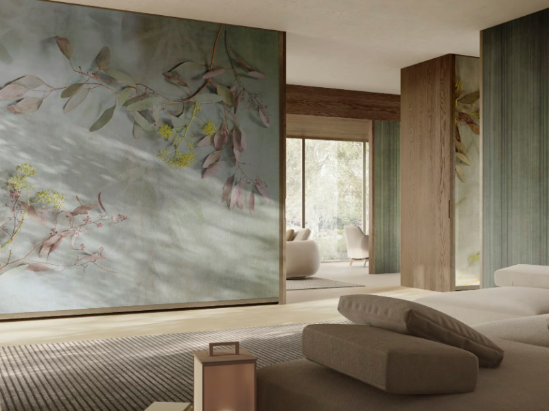 SUBITO NOTTE - Wallpaper with floral pattern by GLAMORA