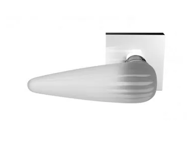 OKA HOME BRUSHED - Crystal door handle by Glass Design