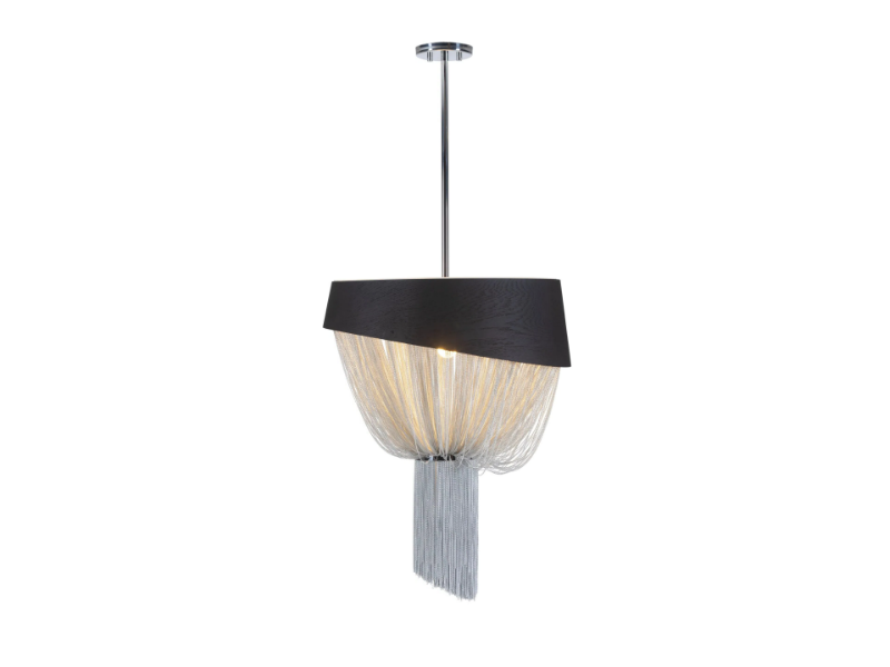 FOREVER - LED aluminium and oak wood ceiling lamp by Greenapple
