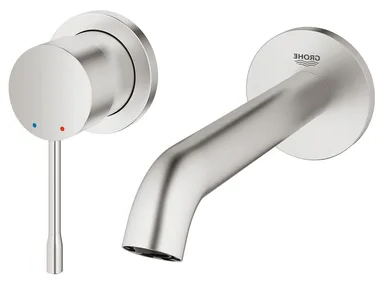 ESSENCE NEW - SIZE S - 2 hole wall-mounted washbasin mixer by Grohe