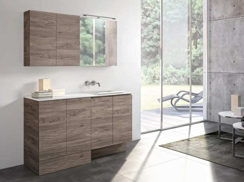 STORE 406 - Laundry room cabinet with sink for washing machine by Gruppo Geromin