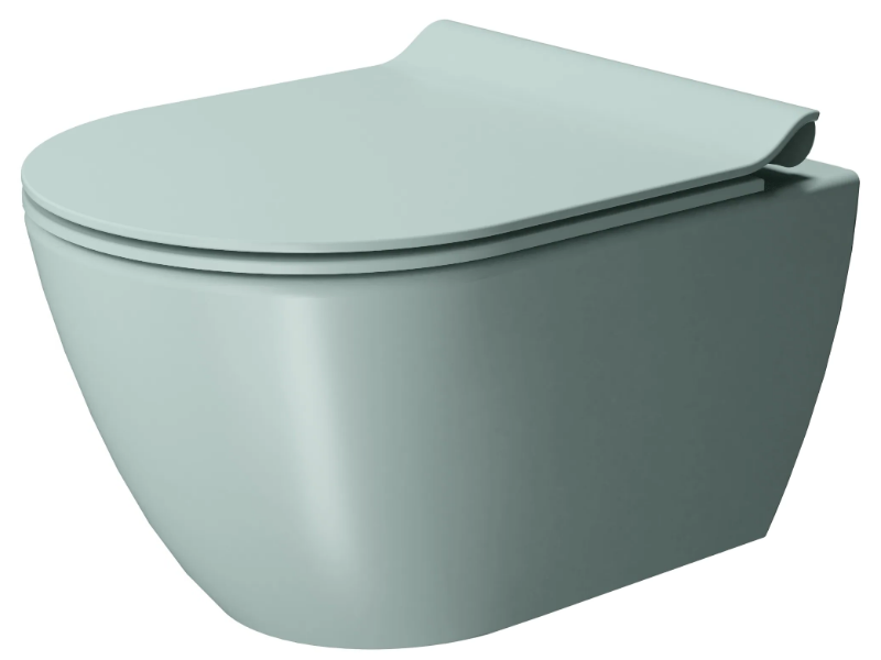 COLOR ELEMENTS 50X36 - Wall-hung back to wall ceramic toilet by GSI ceramica