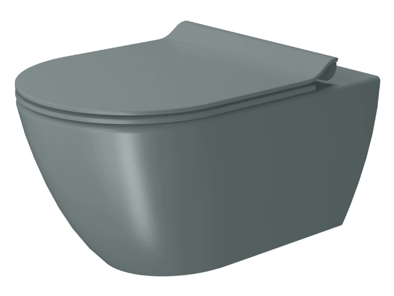 COLOR ELEMENTS 55X36 - Wall-hung back to wall ceramic toilet by GSI ceramica