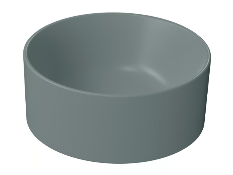 COLOR ELEMENTS Ø32 - Countertop round ceramic washbasin by GSI ceramica