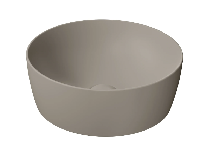 COLOR ELEMENTS Ø40 - Countertop round ceramic washbasin by GSI ceramica