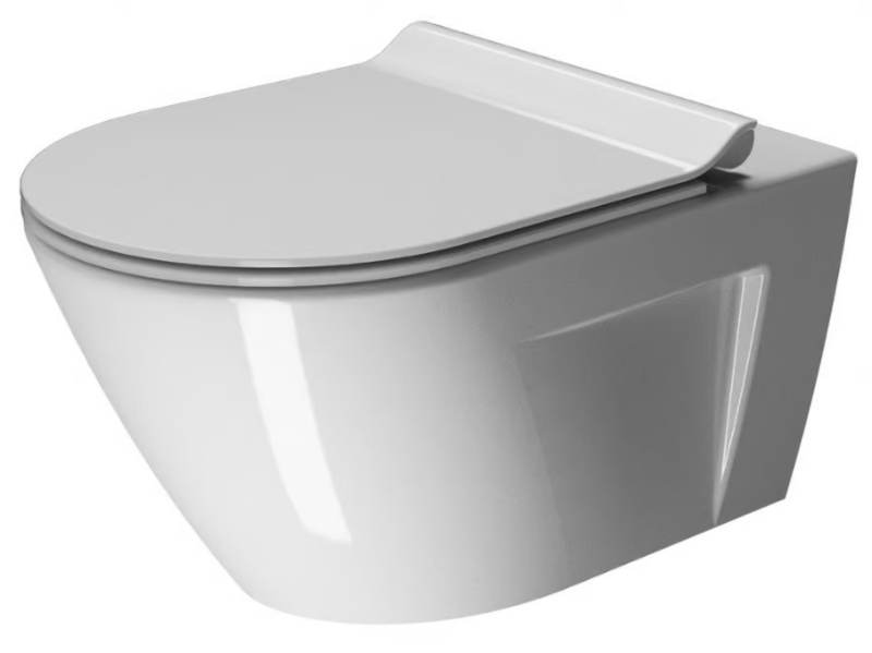 NORM 55F - Wall-hung ceramic toilet by GSI ceramica