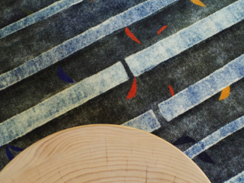 MOVING FOREST - Wool rug by G.T.DESIGN