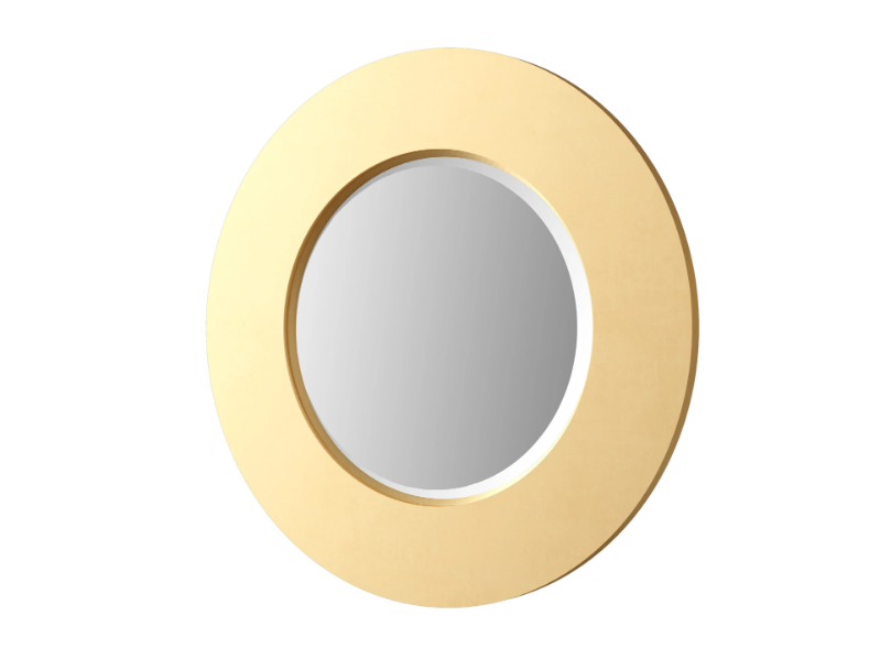 SORRENTO - Round framed wall-mounted mirror by Guerra Vanni