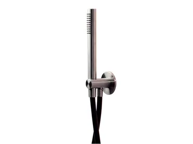 NOVO INOX - Handshower with bracket for shower by GUGLIELMI RUBINETTERIE