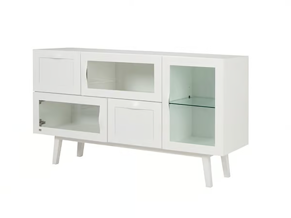 RAINBOW 665WH - Birch sideboard with doors by Hans K