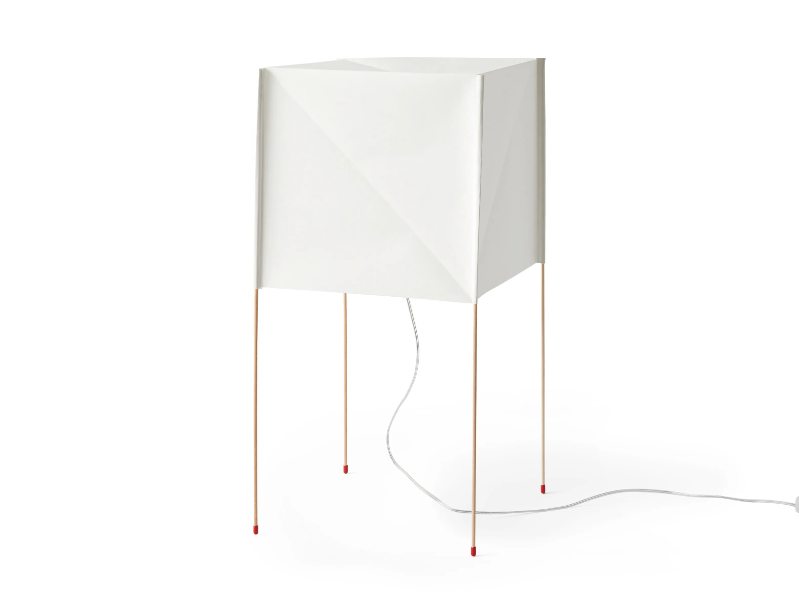 PAPER CUBE - LED recycled PET floor lamp by Hay