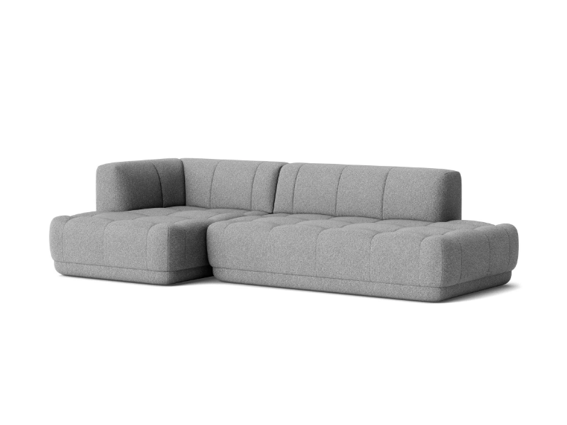 QUILTON CORNER COMBINATION 21 - Sectional corner fabric sofa by Hay