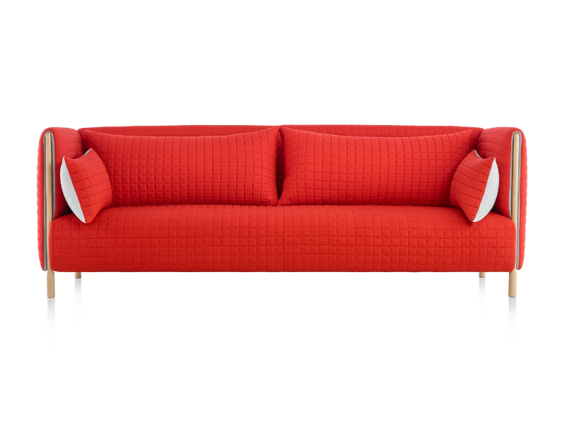 COLOURFORM - 3 seater fabric sofa by Herman Miller