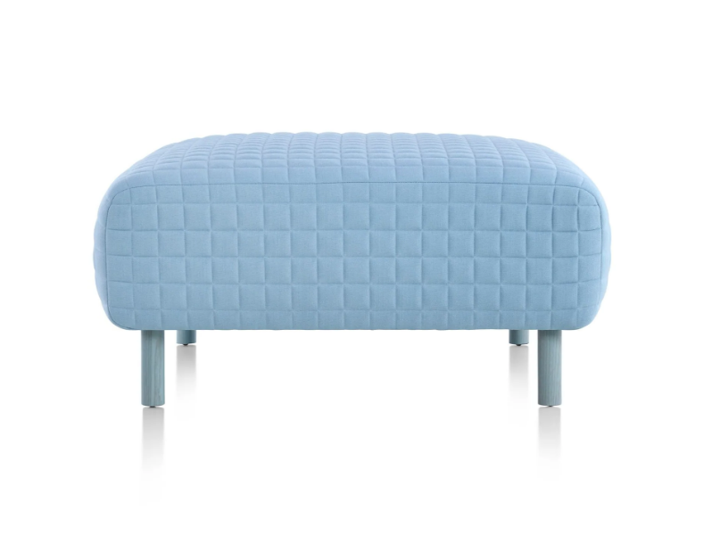 COLOURFORM - Upholstered fabric footstool by Herman Miller