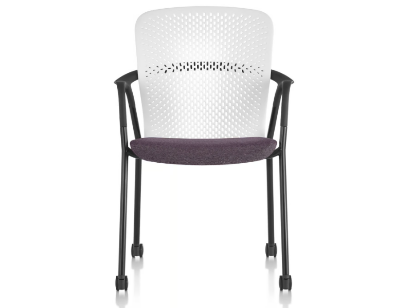 KEYN - Chair with armrests and castors by Herman Miller