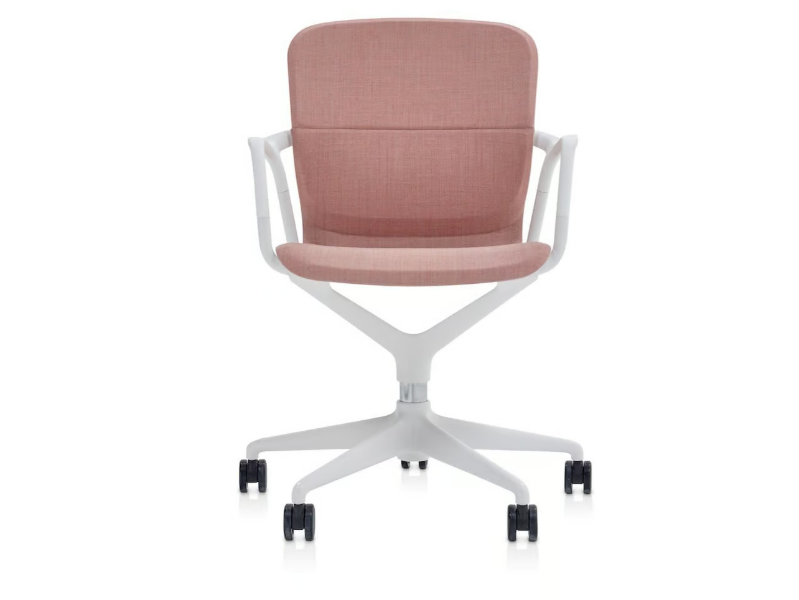 KEYN - Swivel office chair with castors with 5-Spoke base by Herman Miller