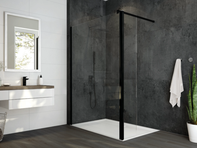 ALARIS PRO - Corner rectangular glass shower cabin by Hoesch