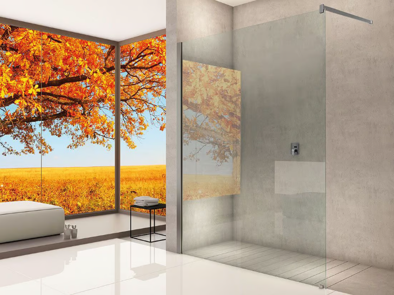 ONE&ONE - Corner glass Walk in shower by Hoesch