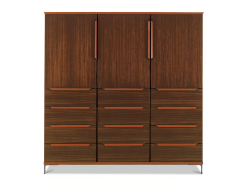 PASO DOBLE - Tall wooden office storage unit with drawers by i 4 Mariani