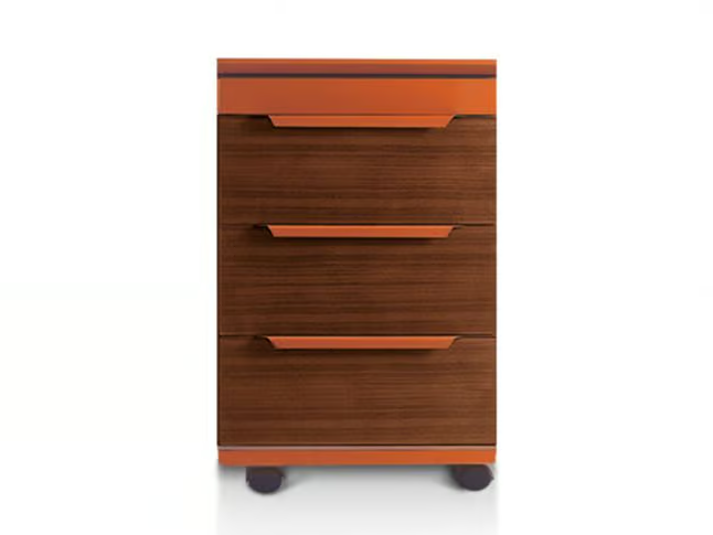 PASO DOBLE - Wooden office drawer unit with castors by i 4 Mariani