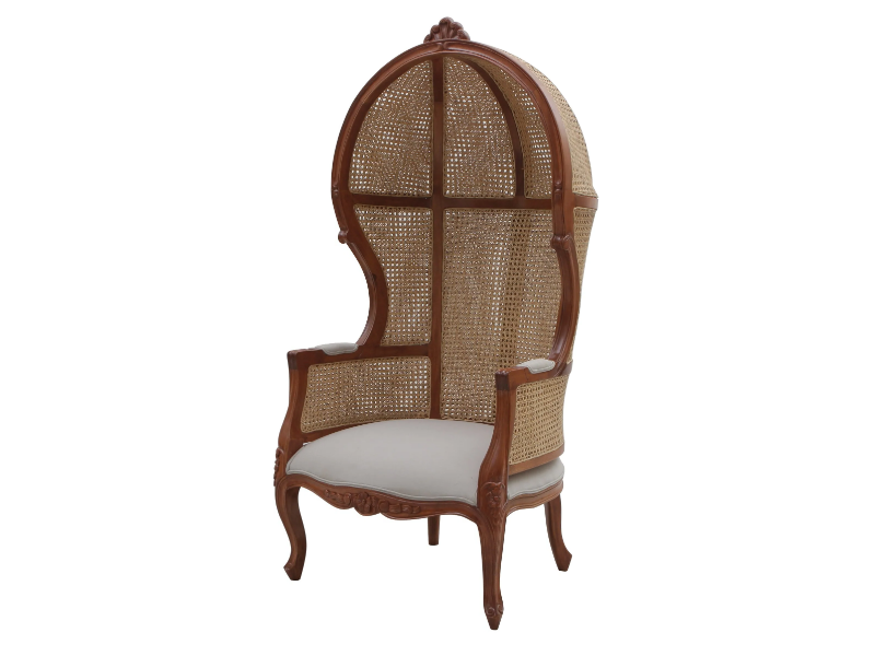 PORTER - High-back garden armchair by Il Giardino di Legno