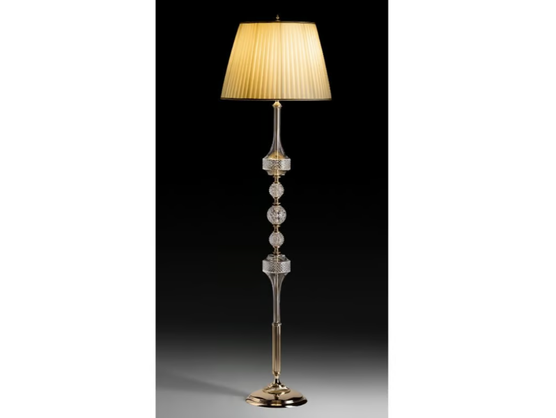 2326 - LED crystal floor lamp by Il Paralume Marina