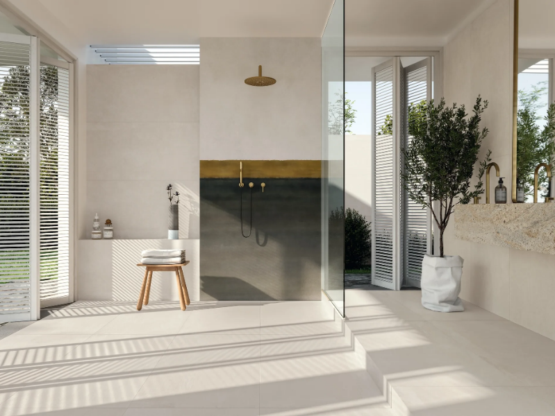 AZUMA UP W - Indoor/outdoor porcelain stoneware wall/floor tiles by Imola
